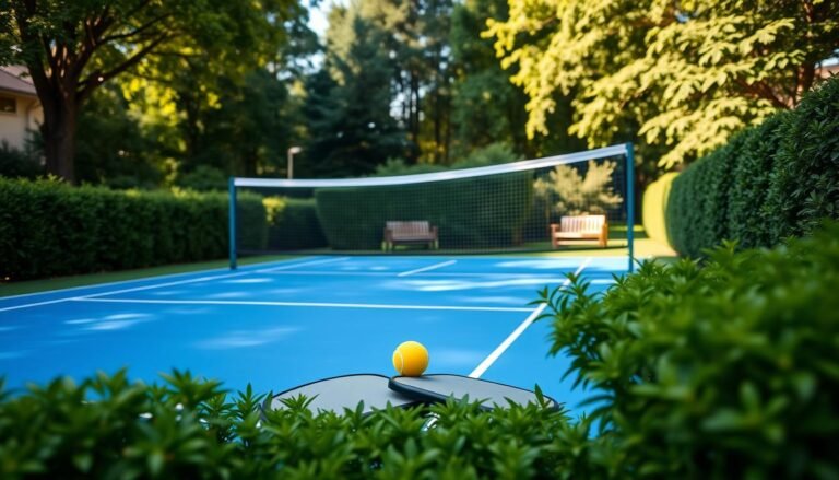dimensions of pickleball court